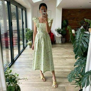 H&M Meadow Collection Wildflower Cotton Dress